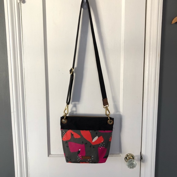 Fossil Printed Coated Canvas Crossbody Purse - Picture 2 of 7